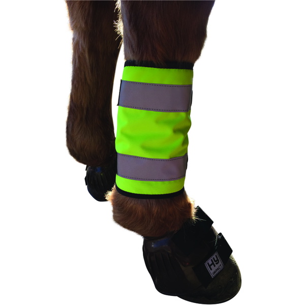 Hy Equestrian Reflector Leg Wraps 326 - Yellow